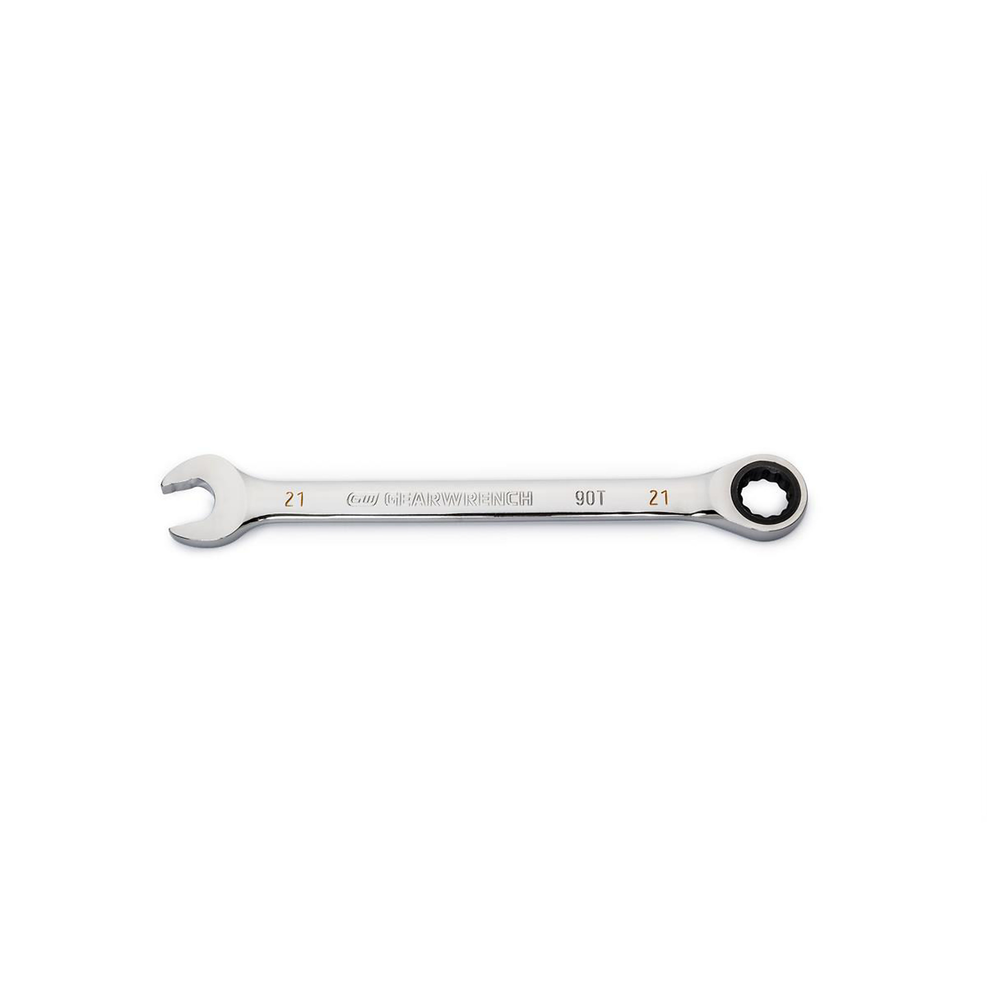GearWrench Combination Ratchet Wrench — 21mm, 90T, 12 Pt., Model# KDT86921